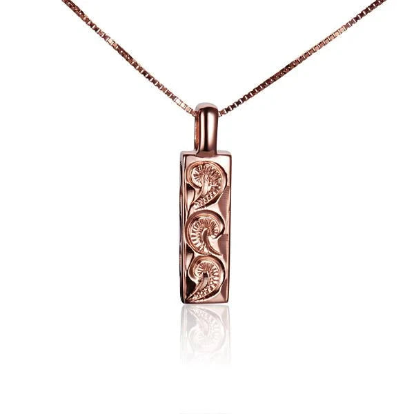 Hawaiian 925 Sterling Silver eSP VTCL engraving pendant with intricate design.