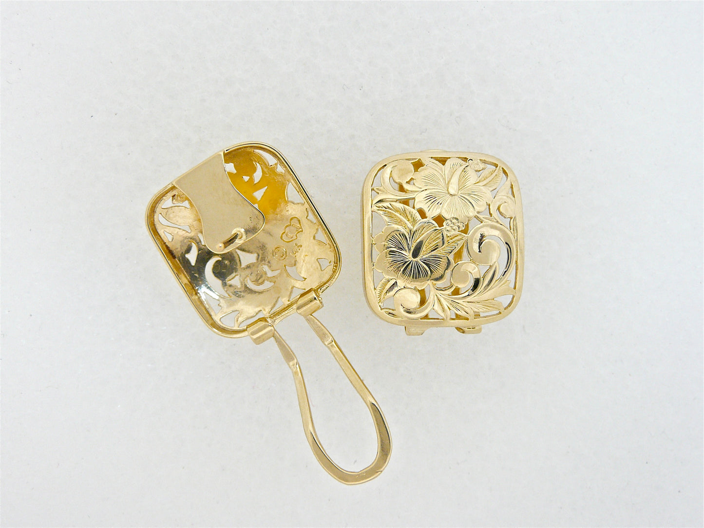 Paunani Square Earring - Large image 0