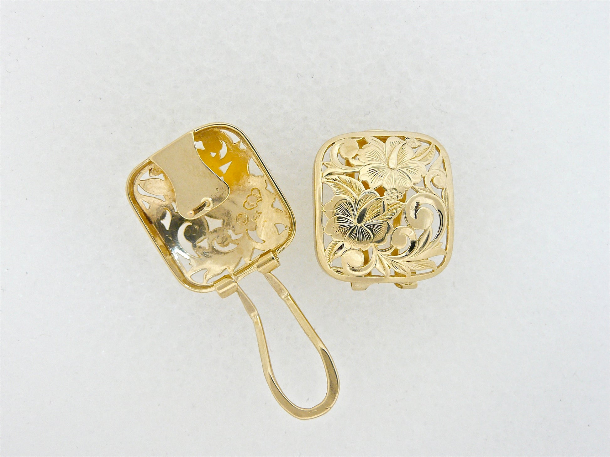 Paunani Square Earring - Large image 0