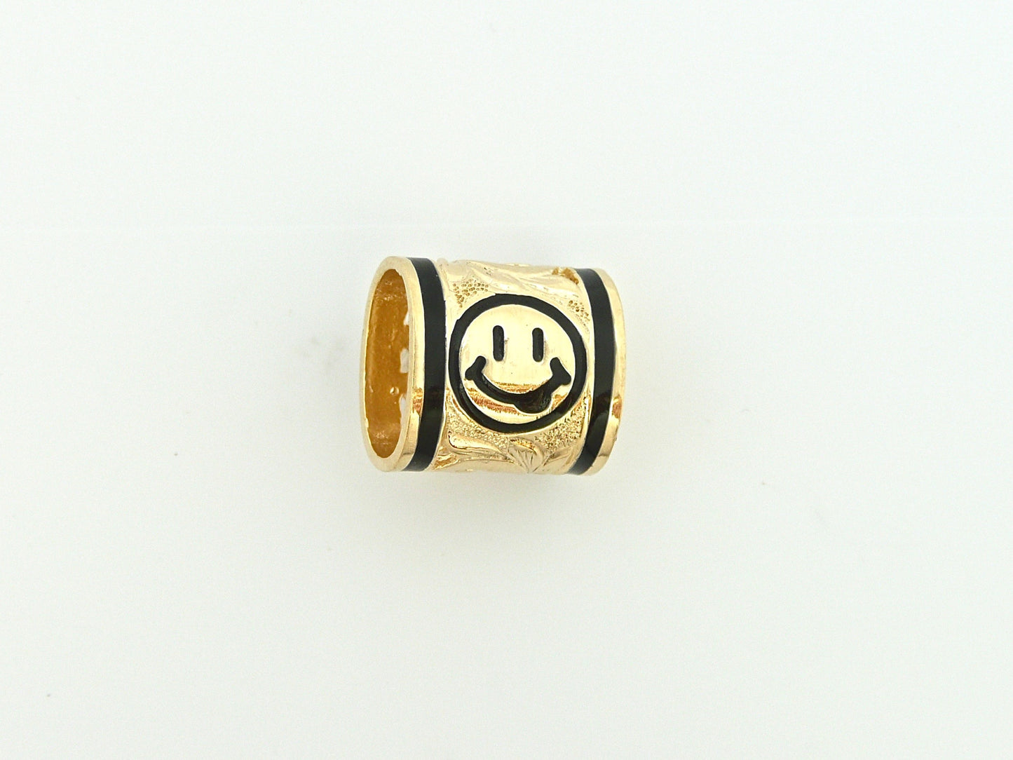 Happy Face Floater Pendant - 10mm image 0