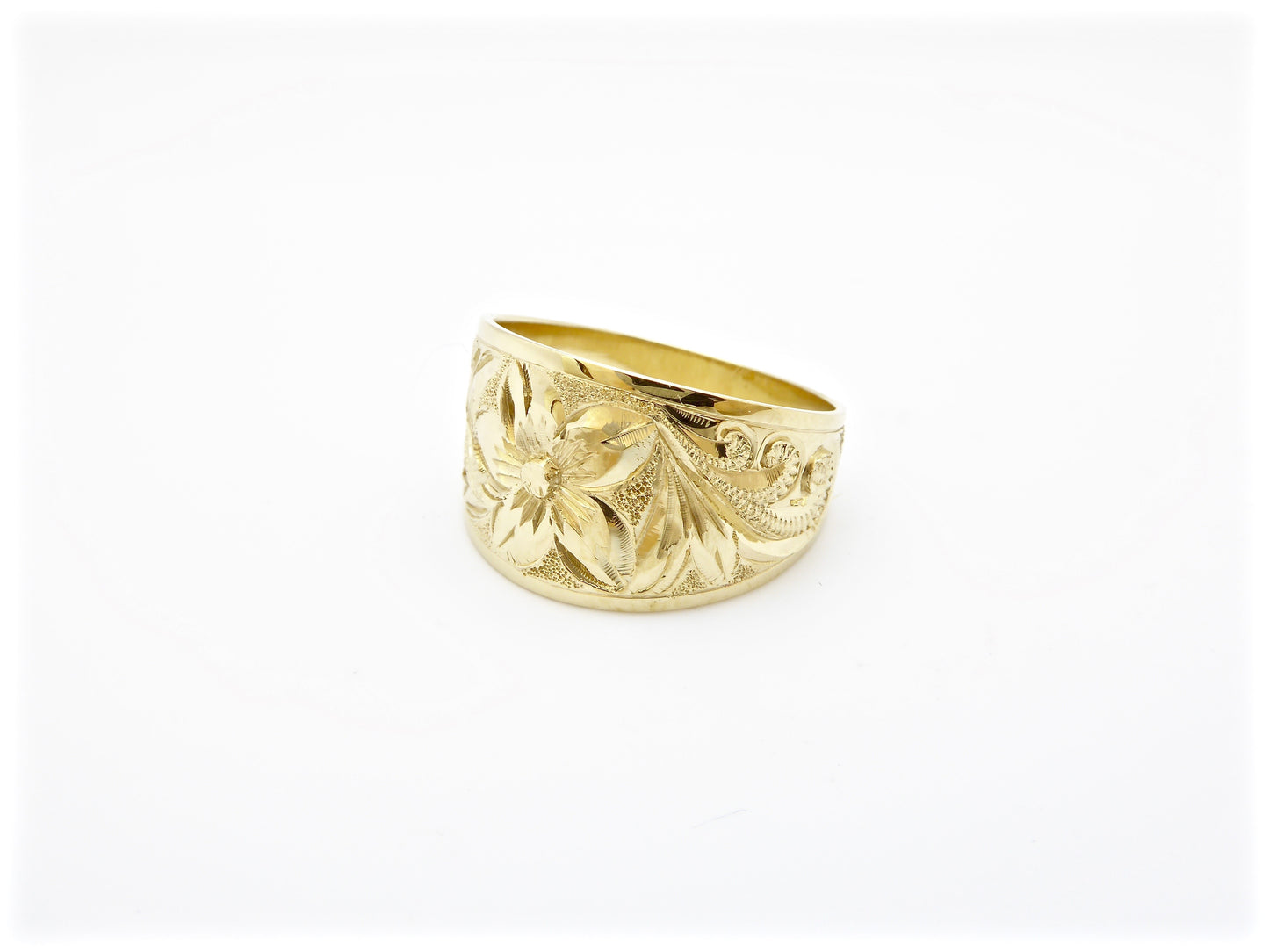 Hawaiian Gold Ring Leaf image 0