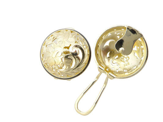 14K Hibiscus Cut-Out Earring - Large — Hawaiian jewelry from Ashley's Gift Shop
