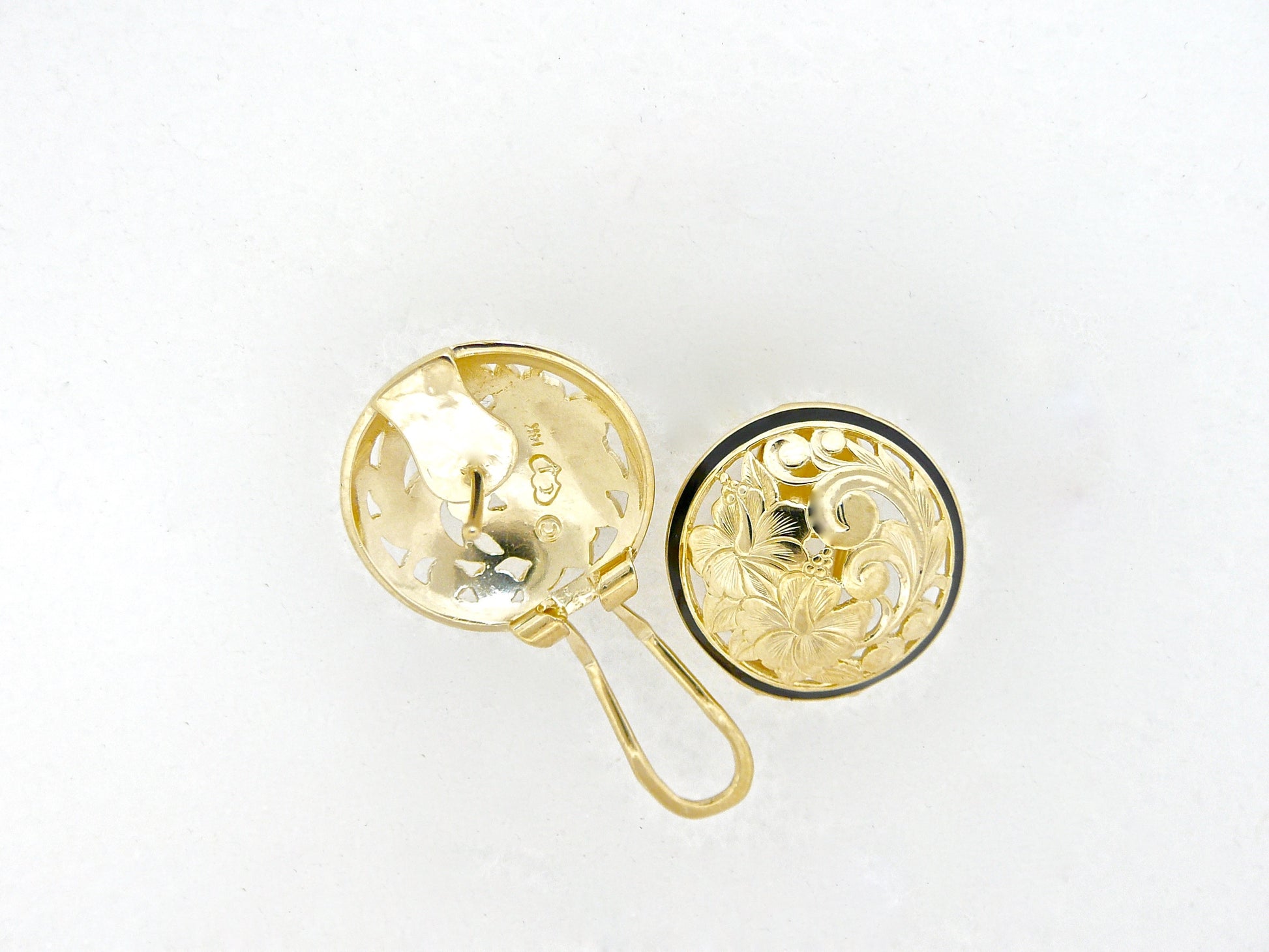 Hibiscus Cut Out Earring - Medium image 0