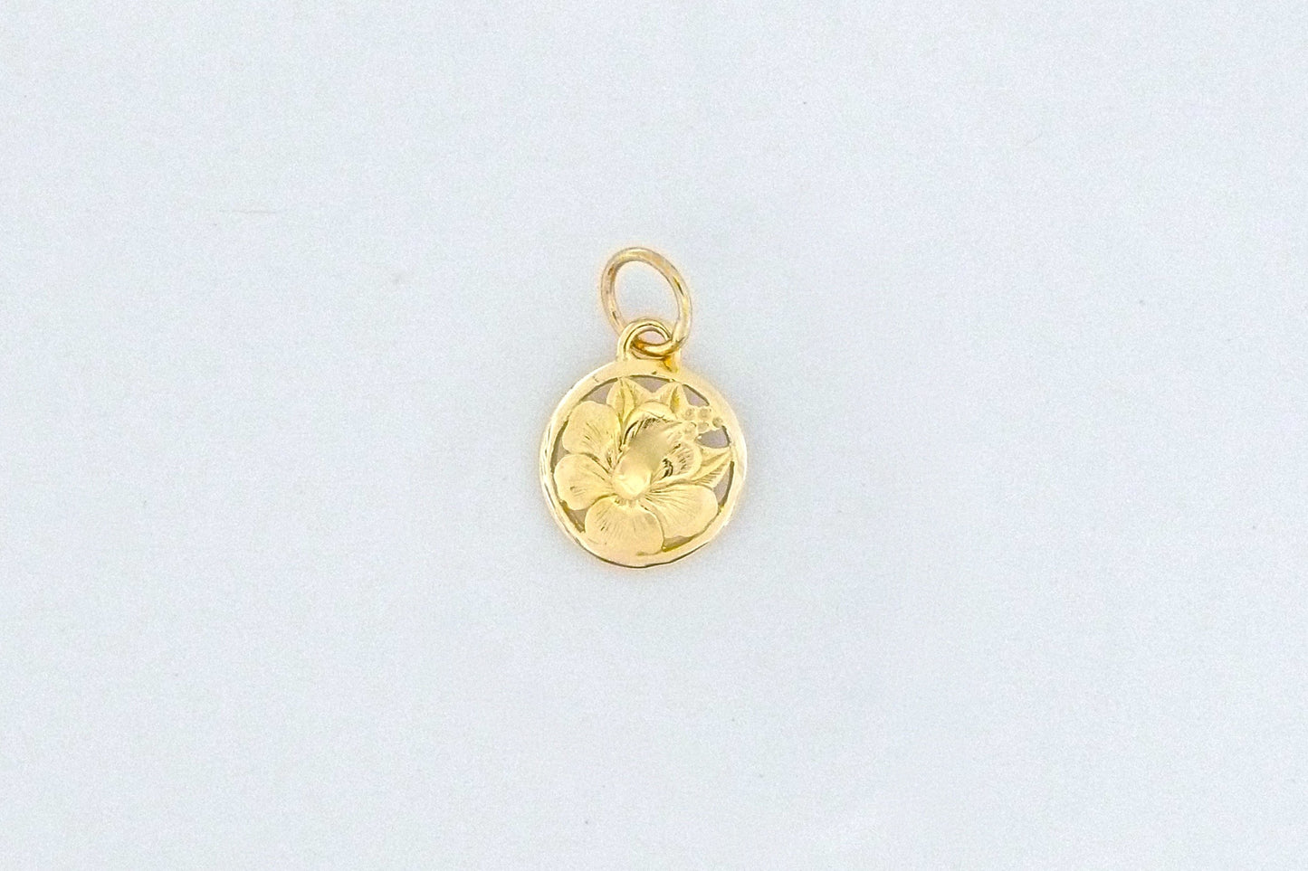 Hibiscus Cut Out Pendant - Small image 0