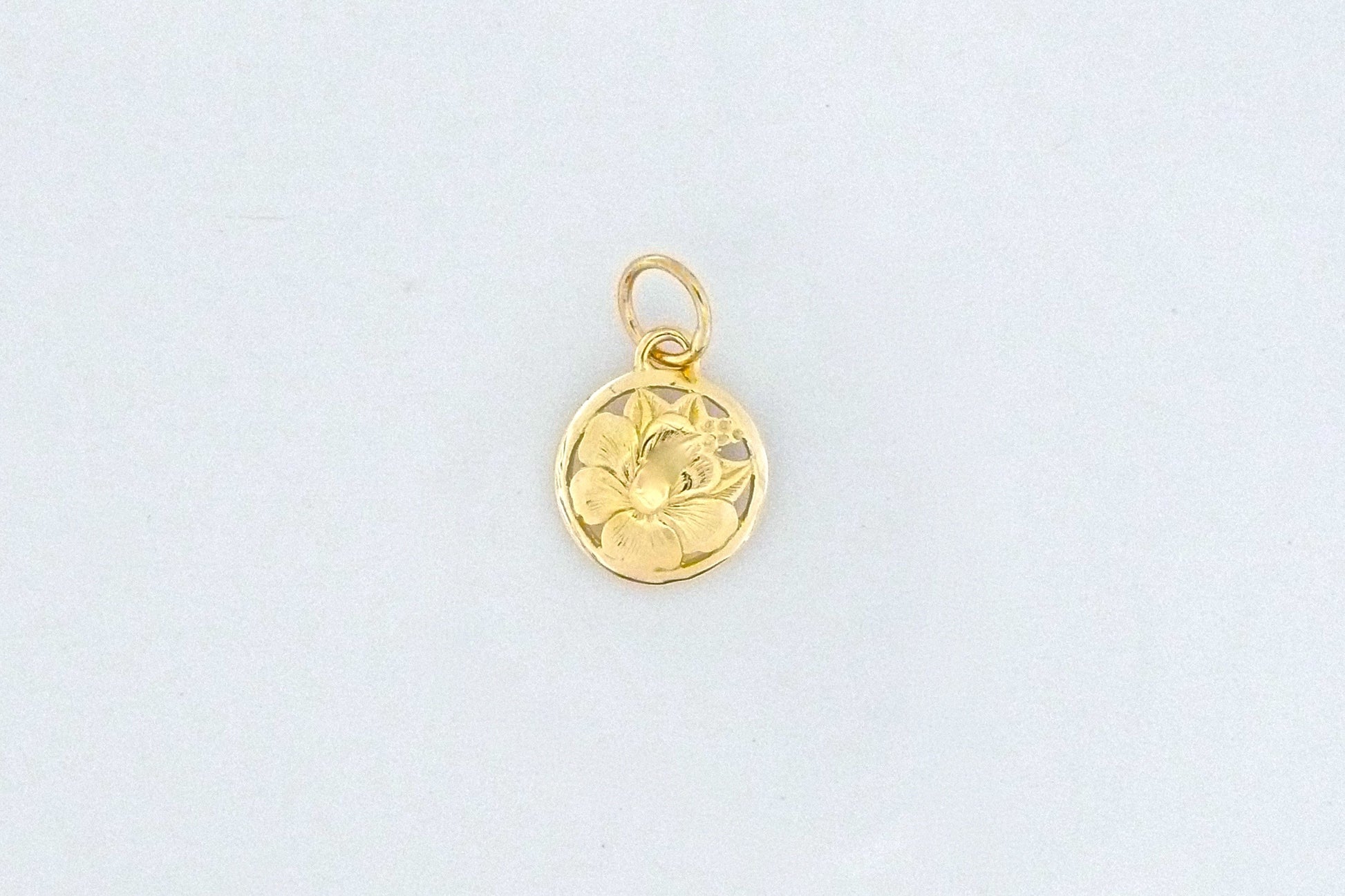 Hibiscus Cut Out Pendant - Small image 0