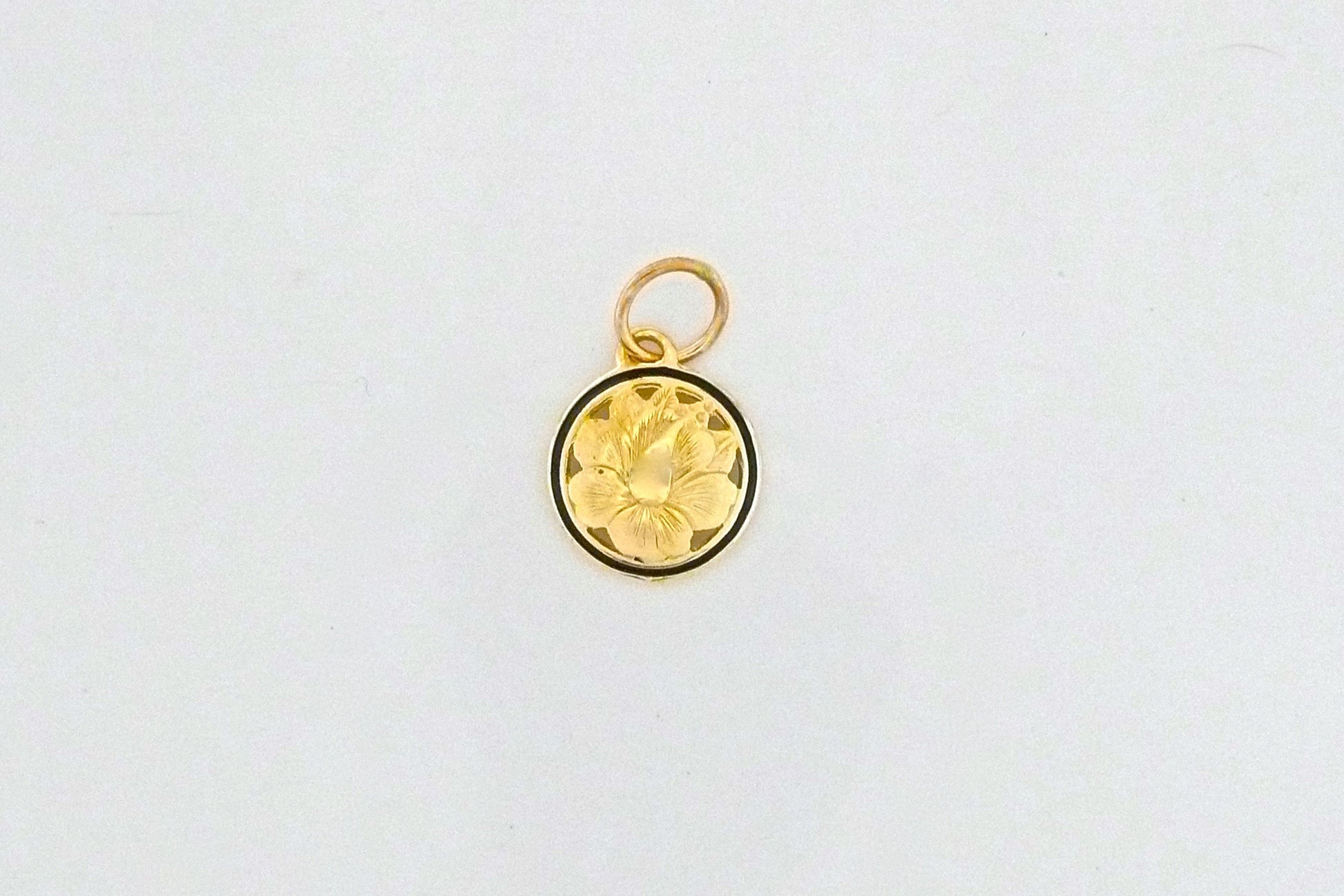 Hibiscus Cut Out Pendant - Small image 0