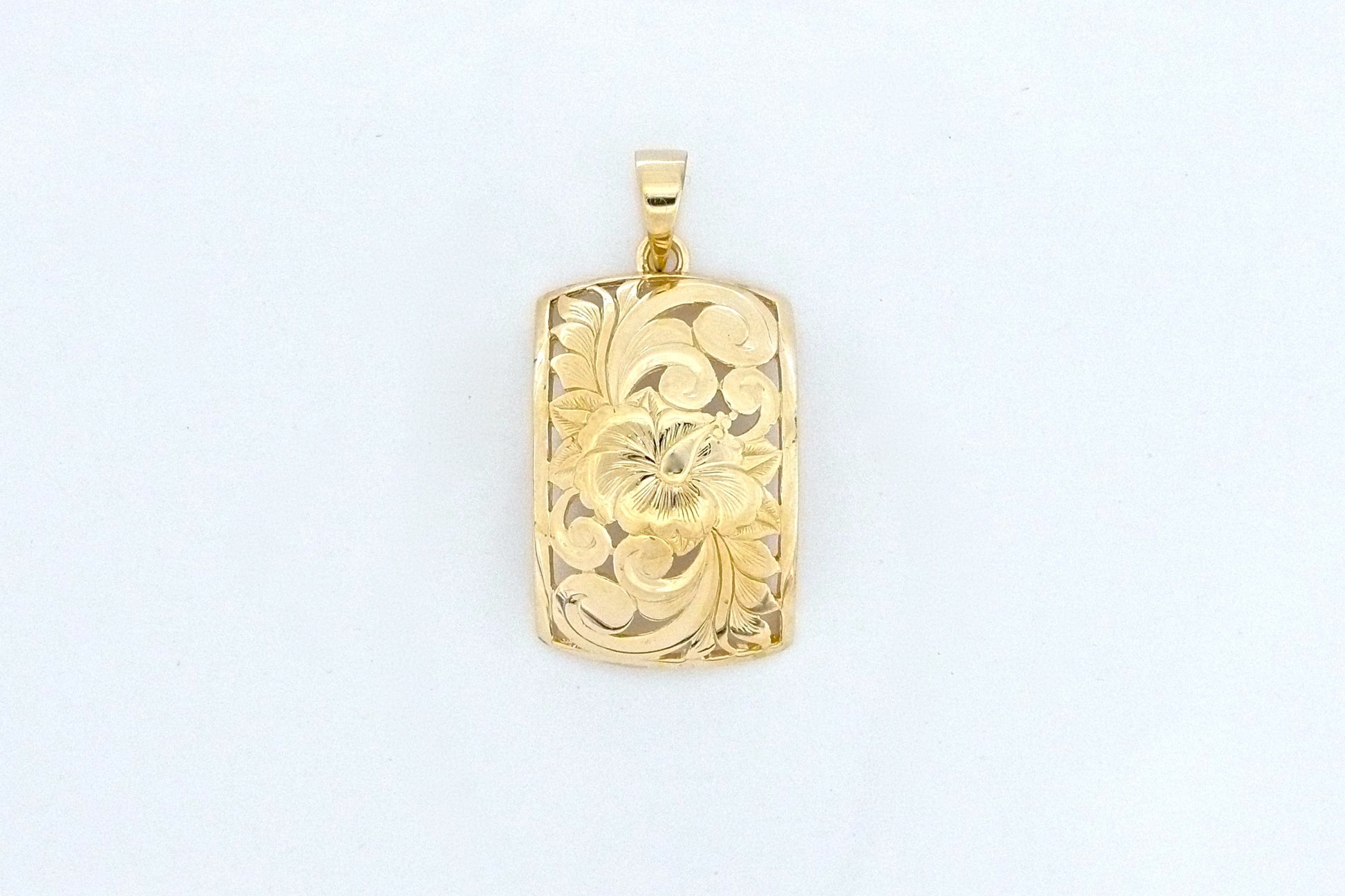 Hibiscus Dome Pendant - 15mm image 0