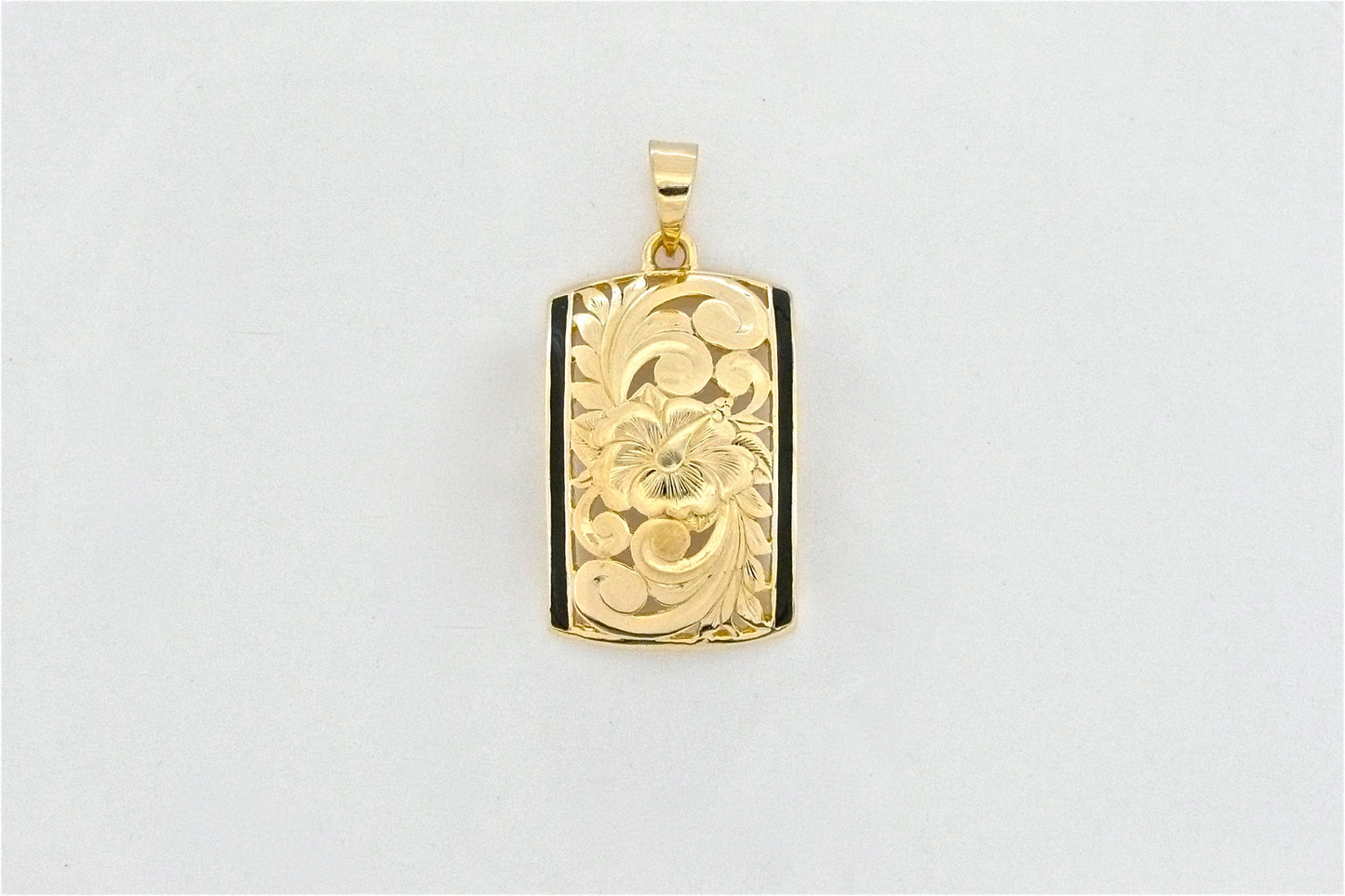 Hibiscus Dome Pendant - 15mm image 0