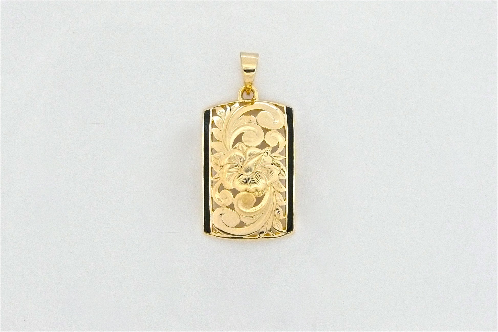 Hibiscus Dome Pendant - 15mm image 0