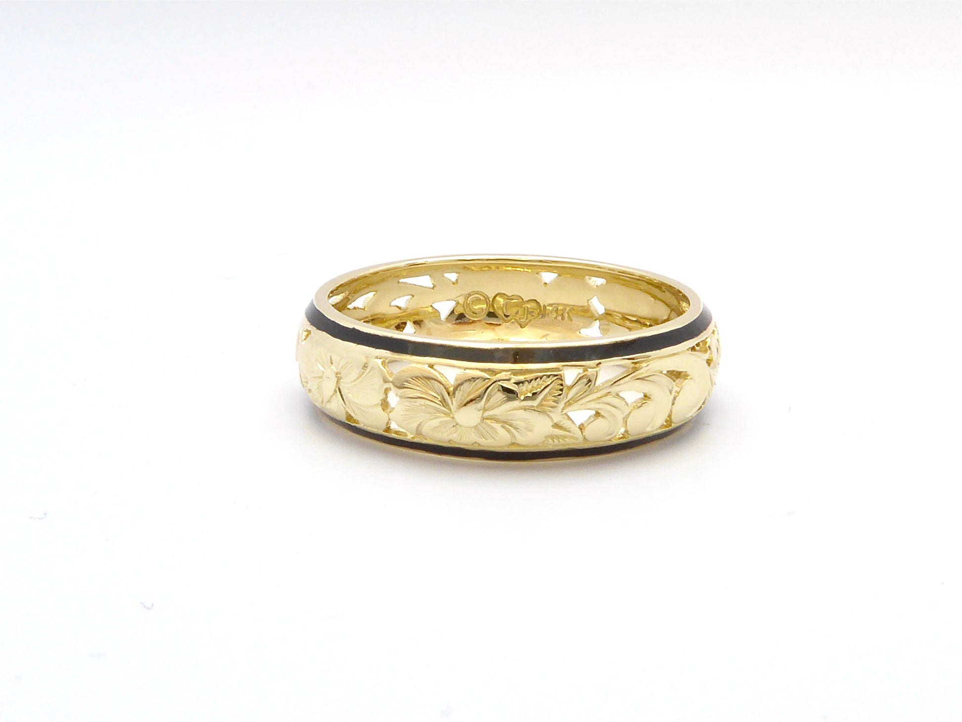 Hibiscus Dome Ring - 6mm image 0