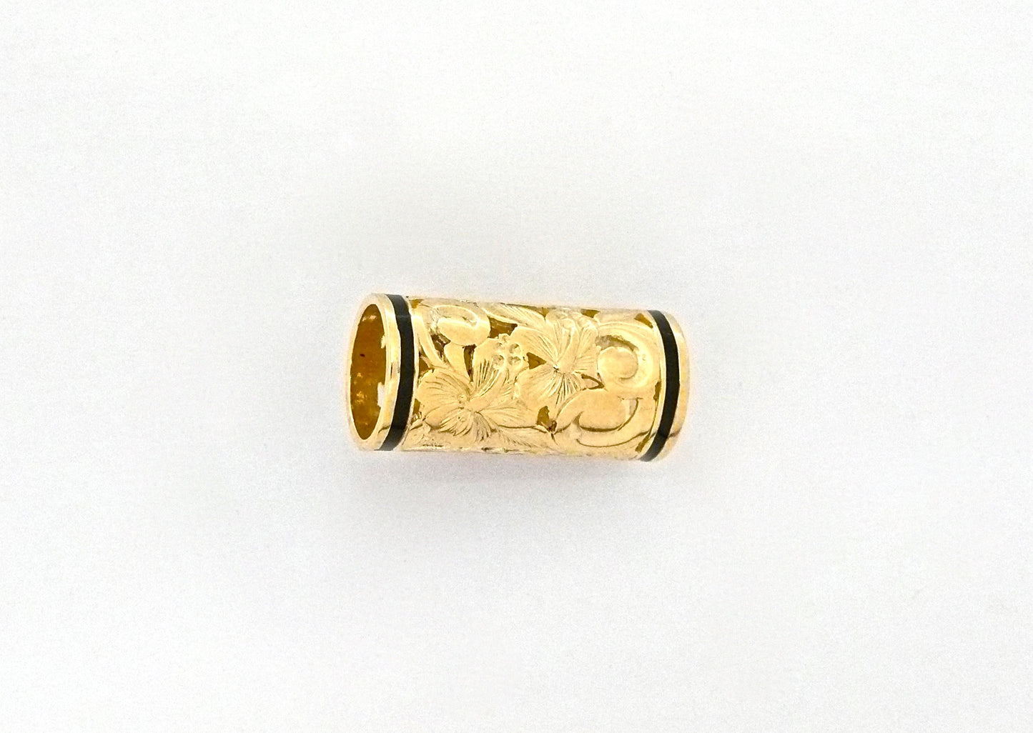 Hibiscus Floater Pendant - 15mm image 0