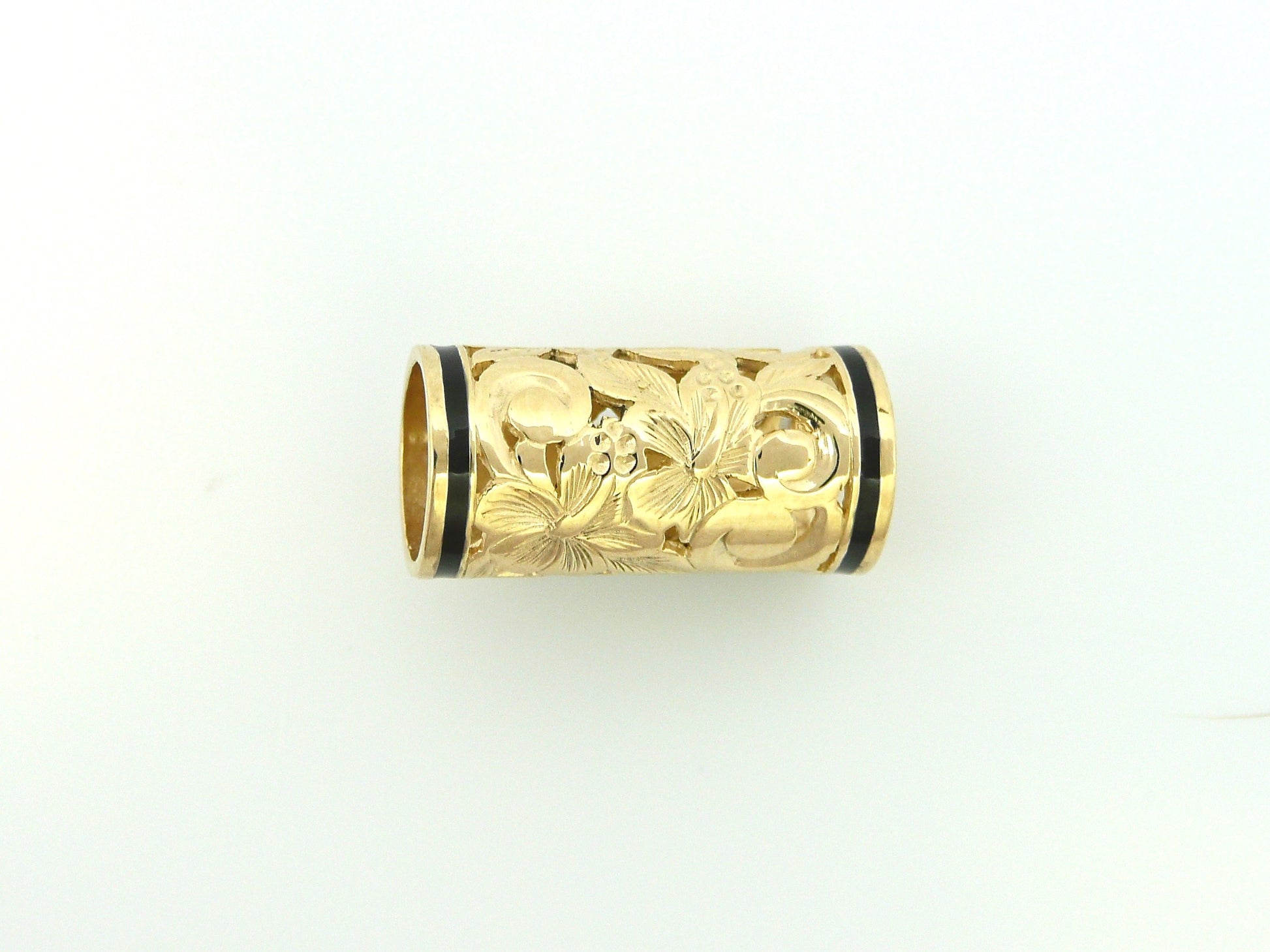 Hibiscus Floater Pendant - 18mm image 0