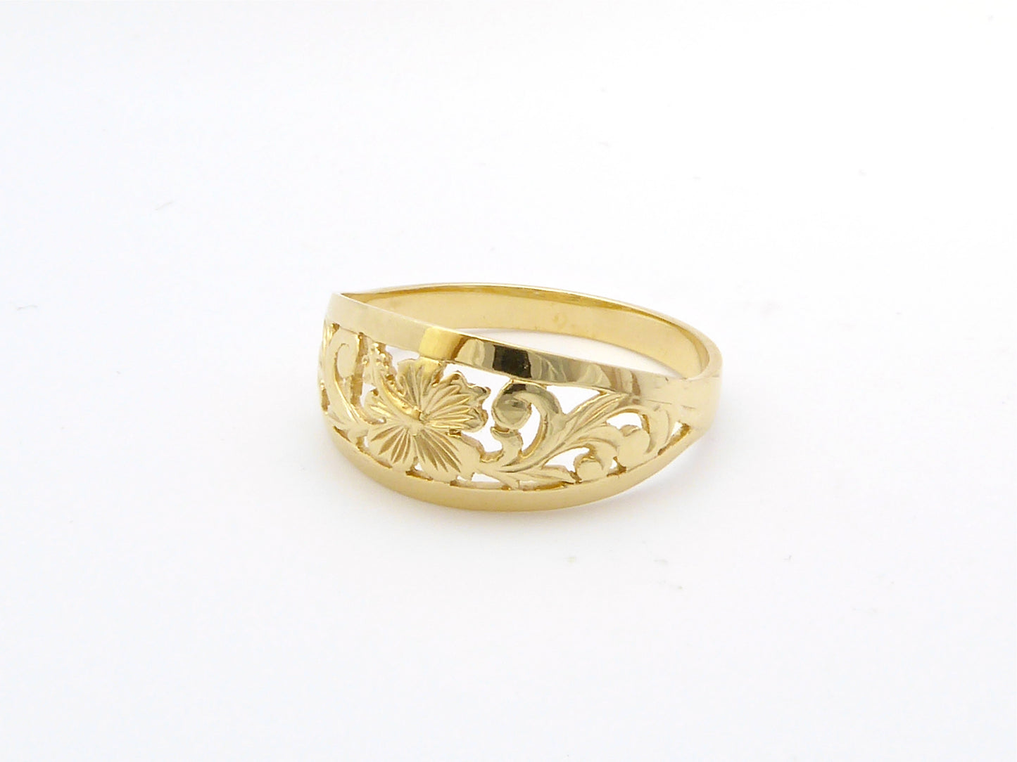 Hibiscus Hoop Ring image 0