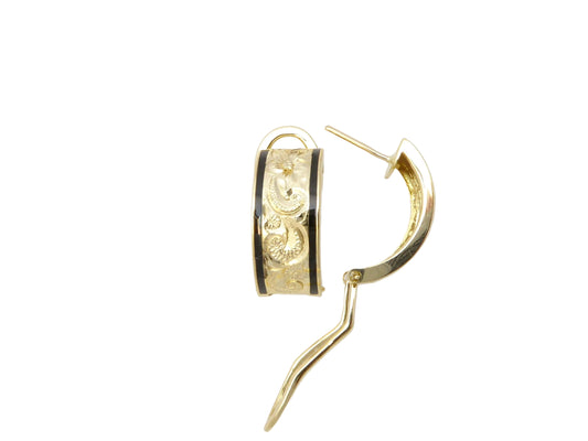 14K Hibiscus Straight Clip Earring - 8mm — Hawaiian jewelry from Ashley's Gift Shop