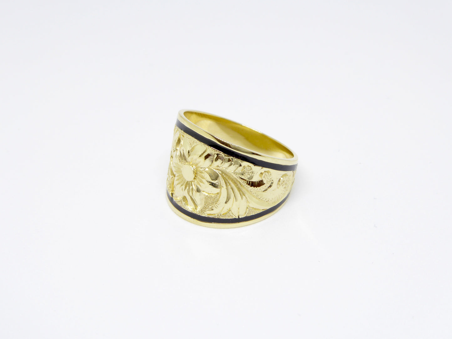 Hibiscus Tapered Ring - 15mm image 0