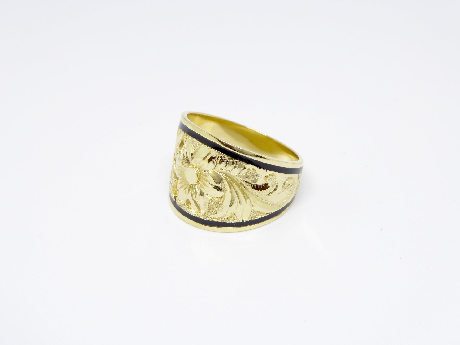 Hibiscus Tapered Ring - 15mm image 0