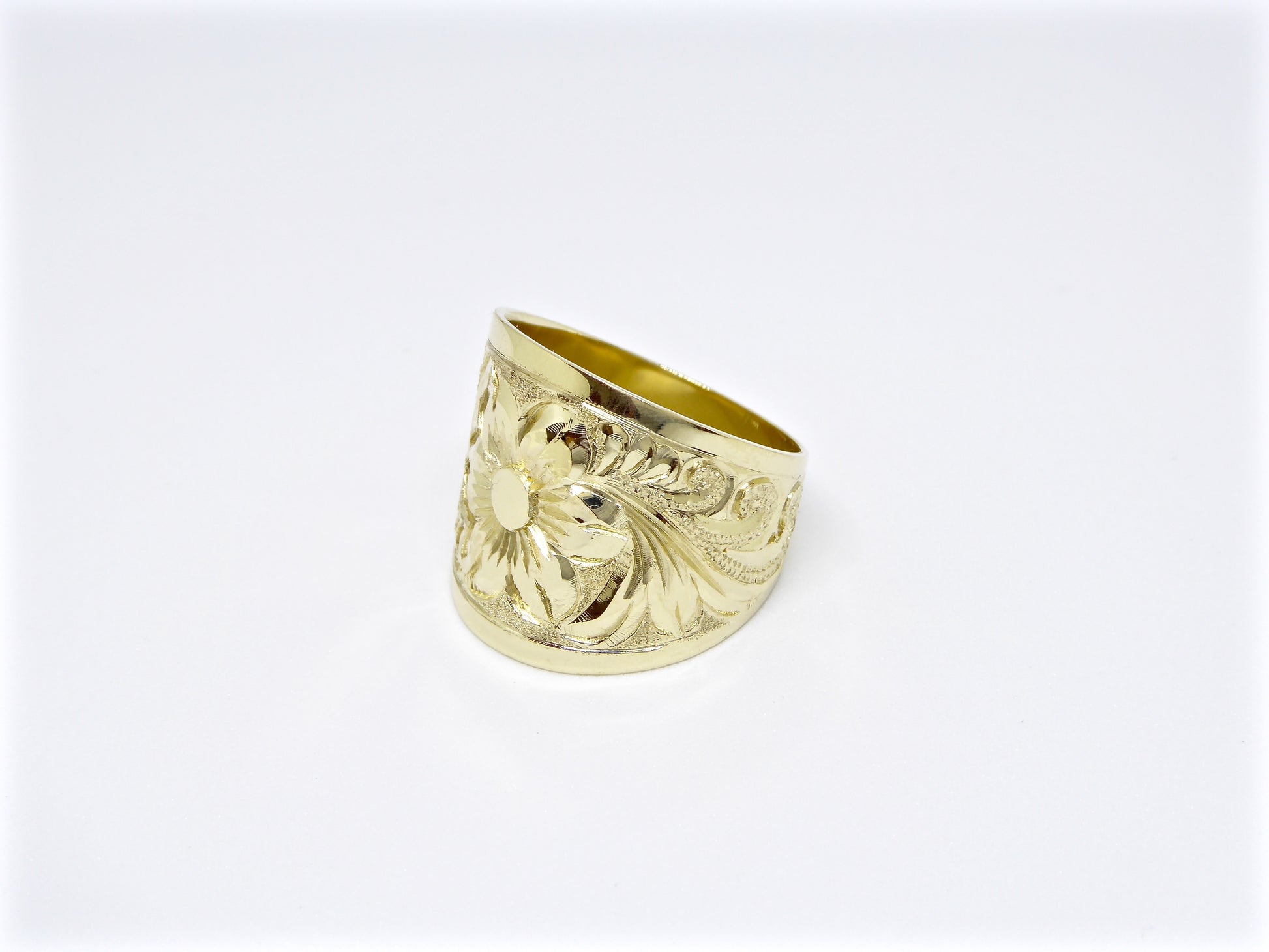 Hibiscus Tapered Ring - 18mm image 0