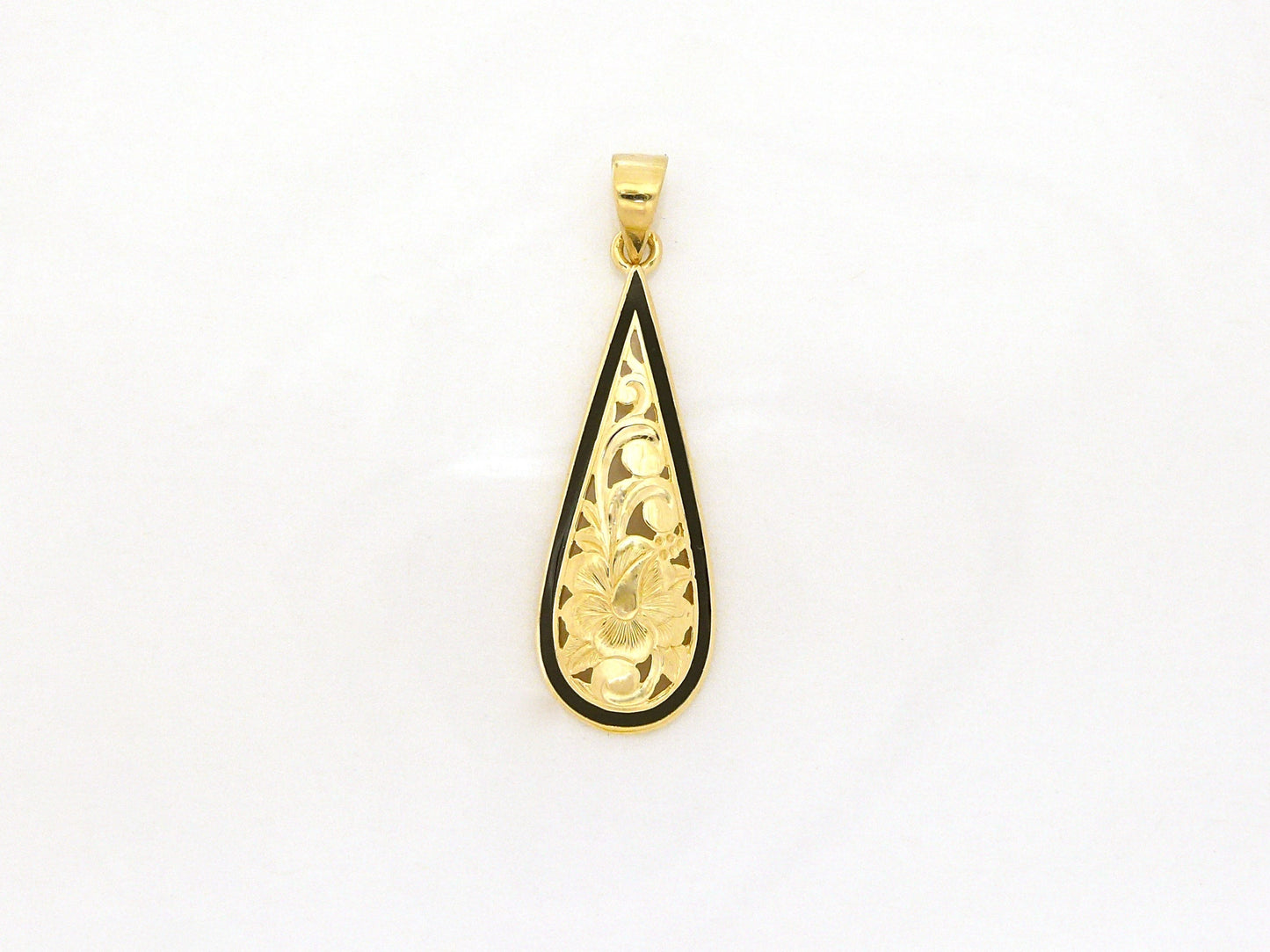 Hibiscus Teardrop Pendant image 0