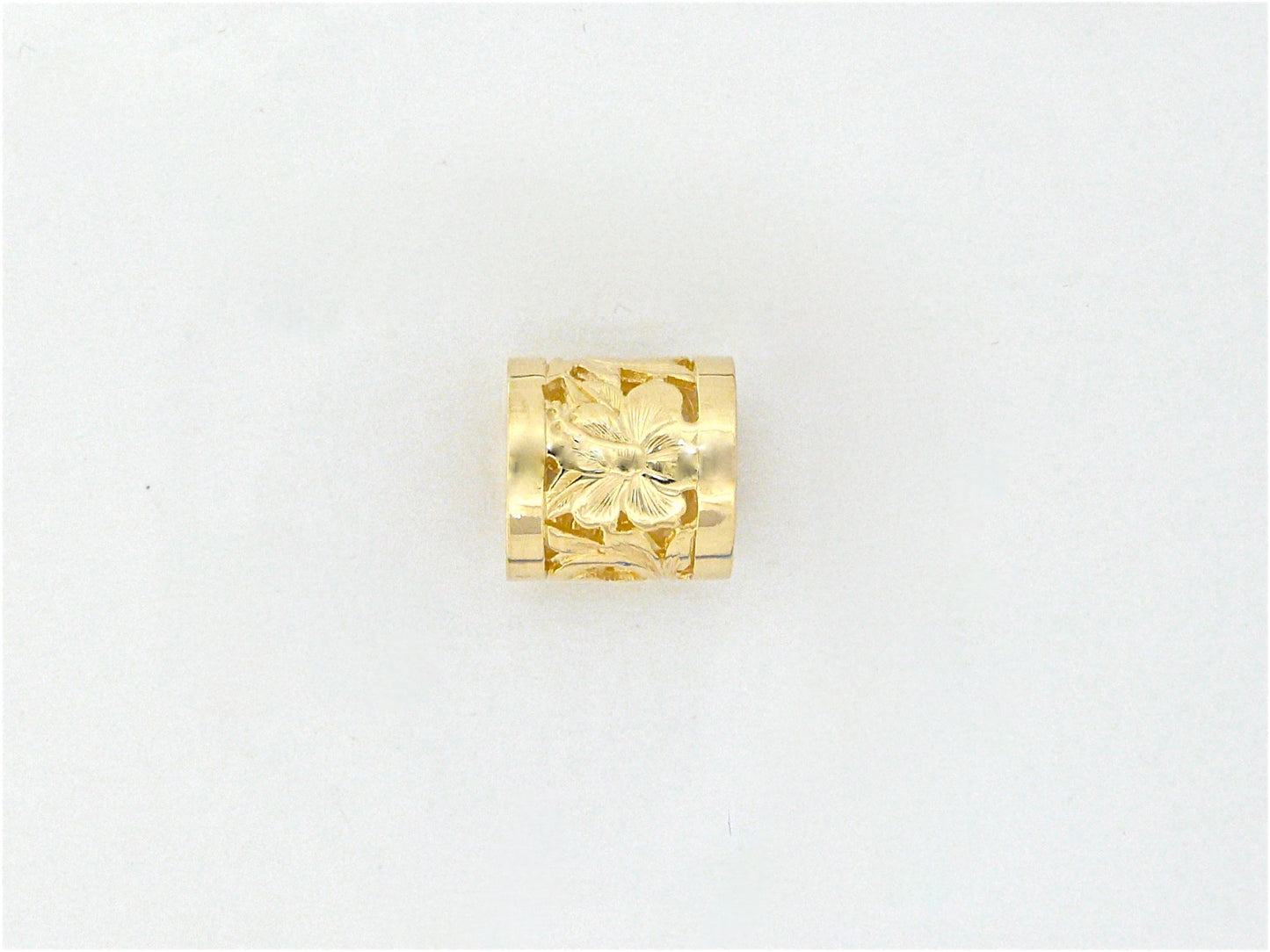 Hibiscus Tube Pendant - 10mm image 0