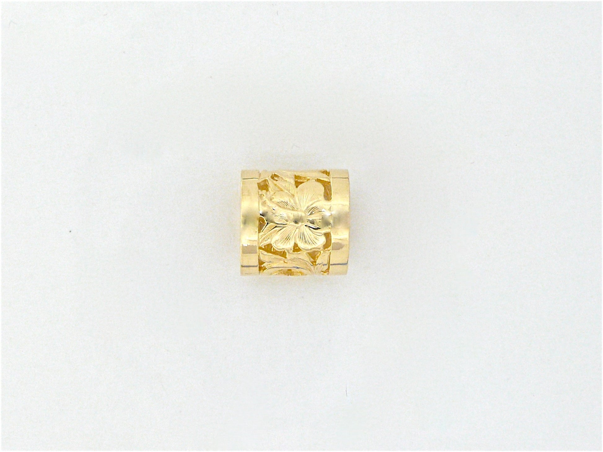 Hibiscus Tube Pendant - 10mm image 0