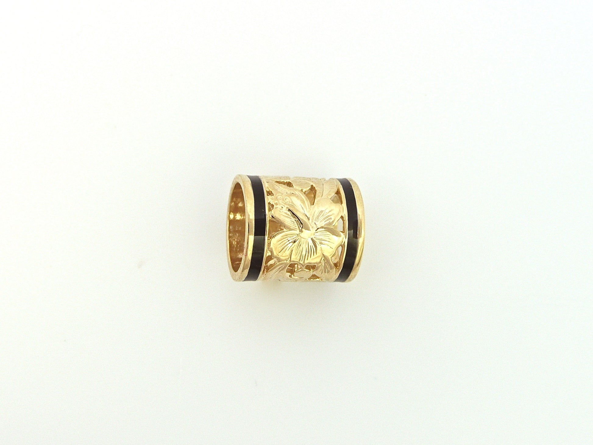 Hibiscus Tube Pendant w/ BB - 10mm image 0