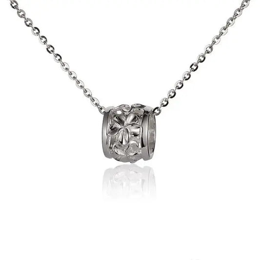 925 sterling silver Honu C/O Barrel pendant with detailed turtle design, crafted by Ashley's Gift Shop.