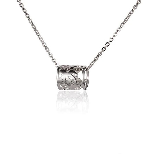 Honu c/o Barrel Pendant necklace with ocean-inspired turtle design, crafted by Ashley's Gift Shop.