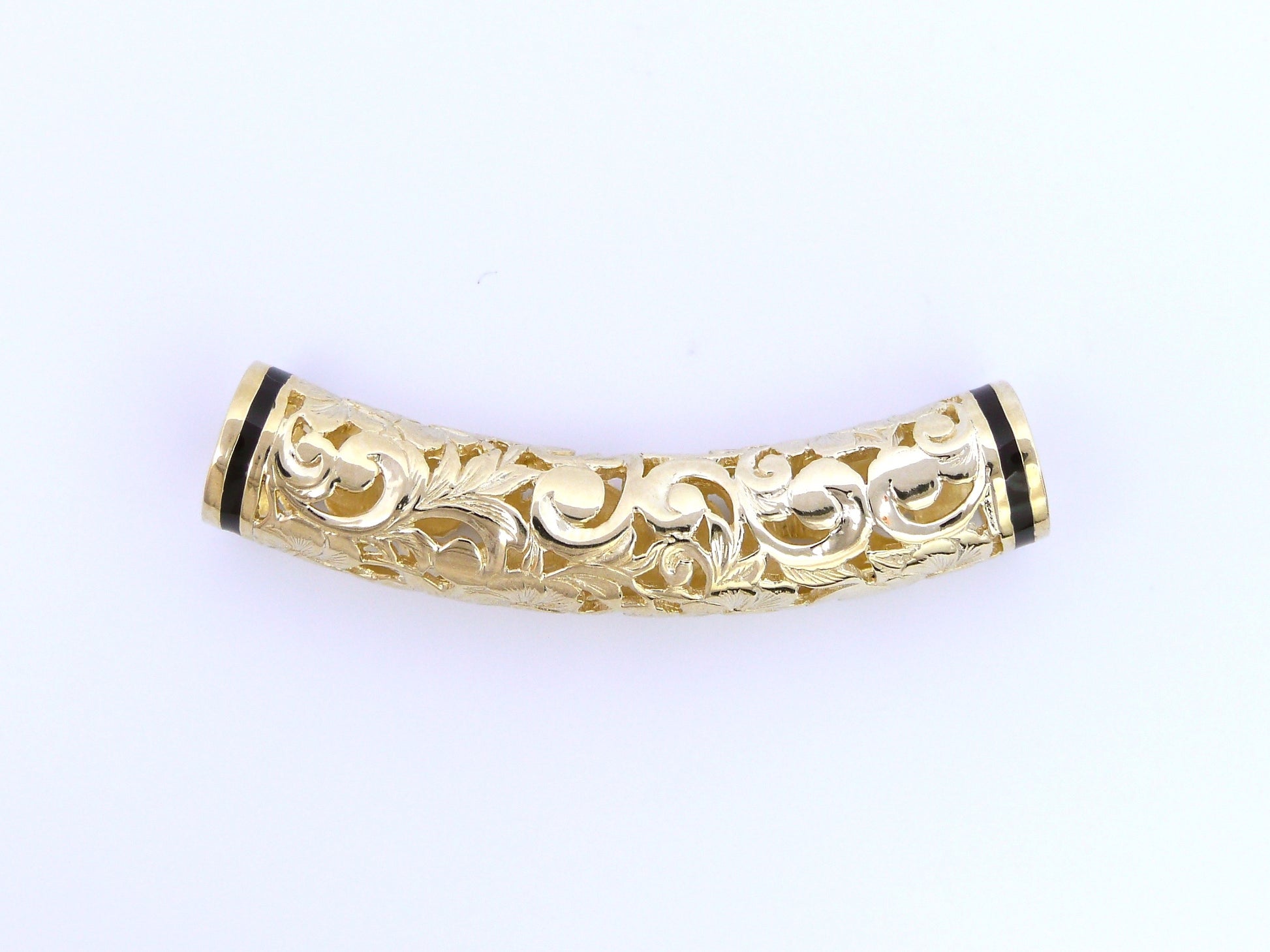 Horizontal Curved Floater Pendant - Large image 0