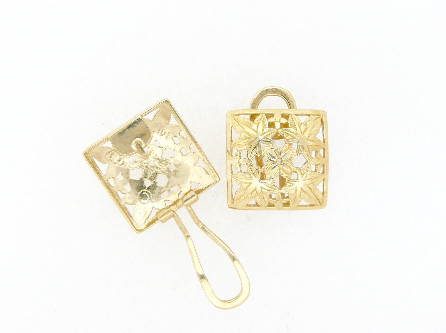 Kukui Quilt Earring - Large image 0