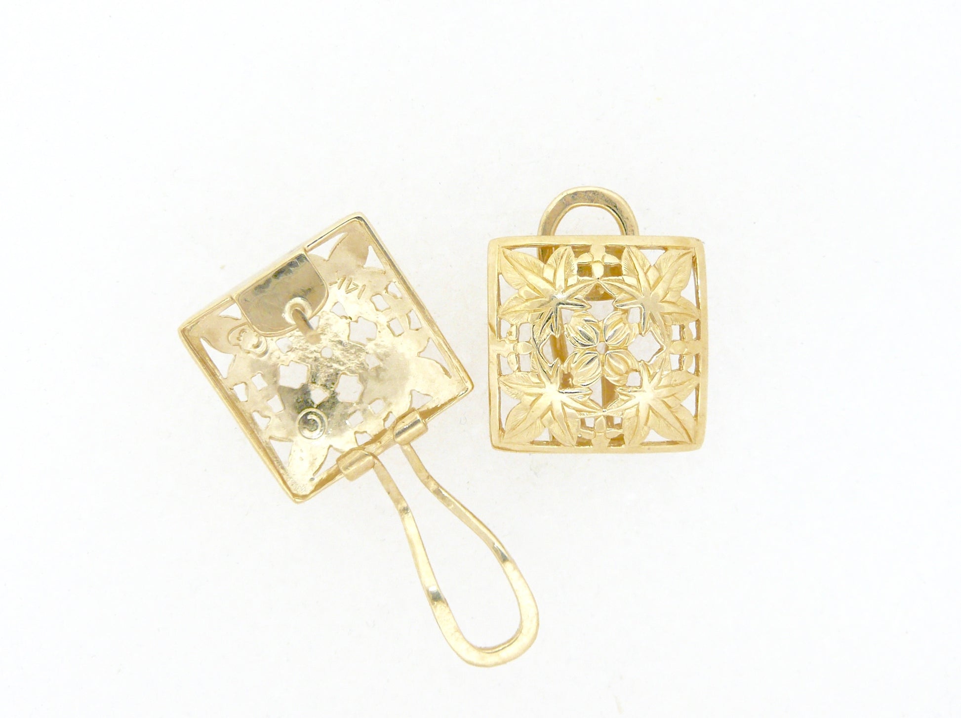 Kukui Quilt Earring - Large image 0