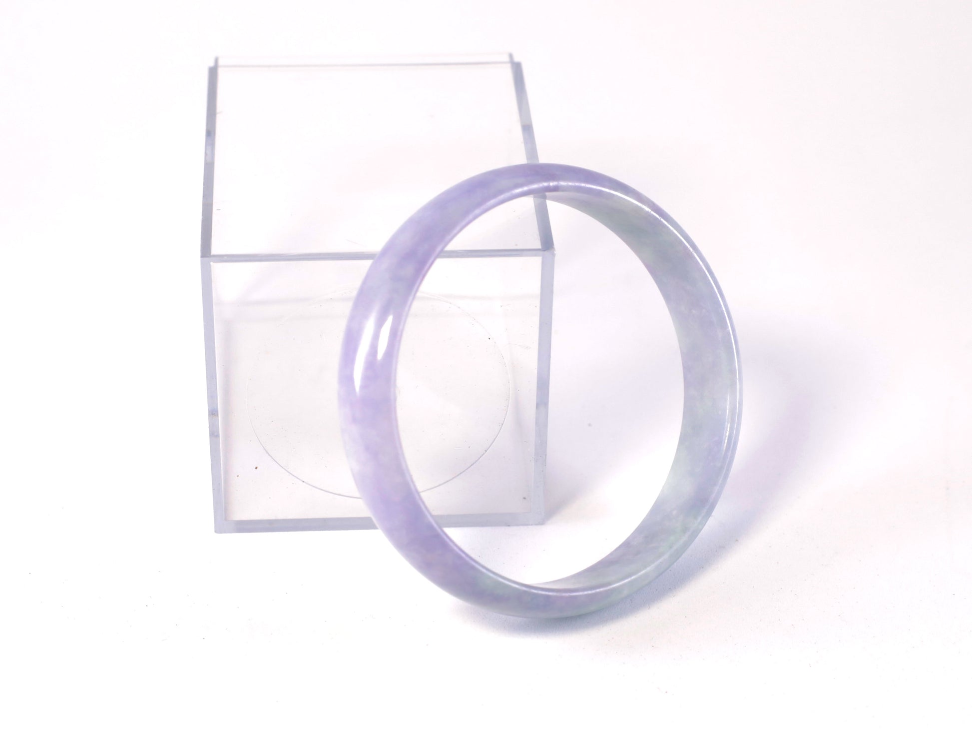 Lavender Jade Bracelet image 1