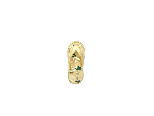 14K Martini Slipper Pendant — Hawaiian jewelry from Ashley's Gift Shop