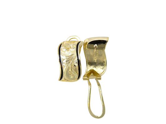 14K Napua Clip Earring - 10mm — Hawaiian jewelry from Ashley's Gift Shop