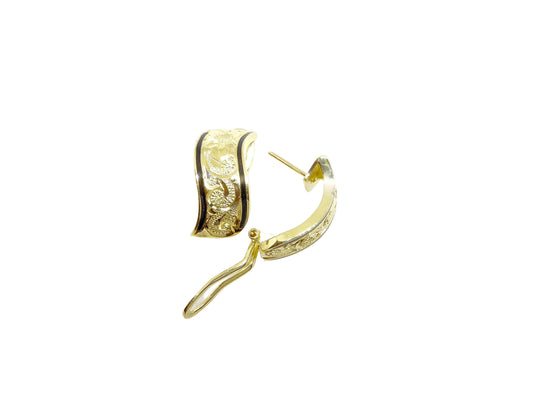 14K Napua Clip Earring - 8mm — Hawaiian jewelry from Ashley's Gift Shop