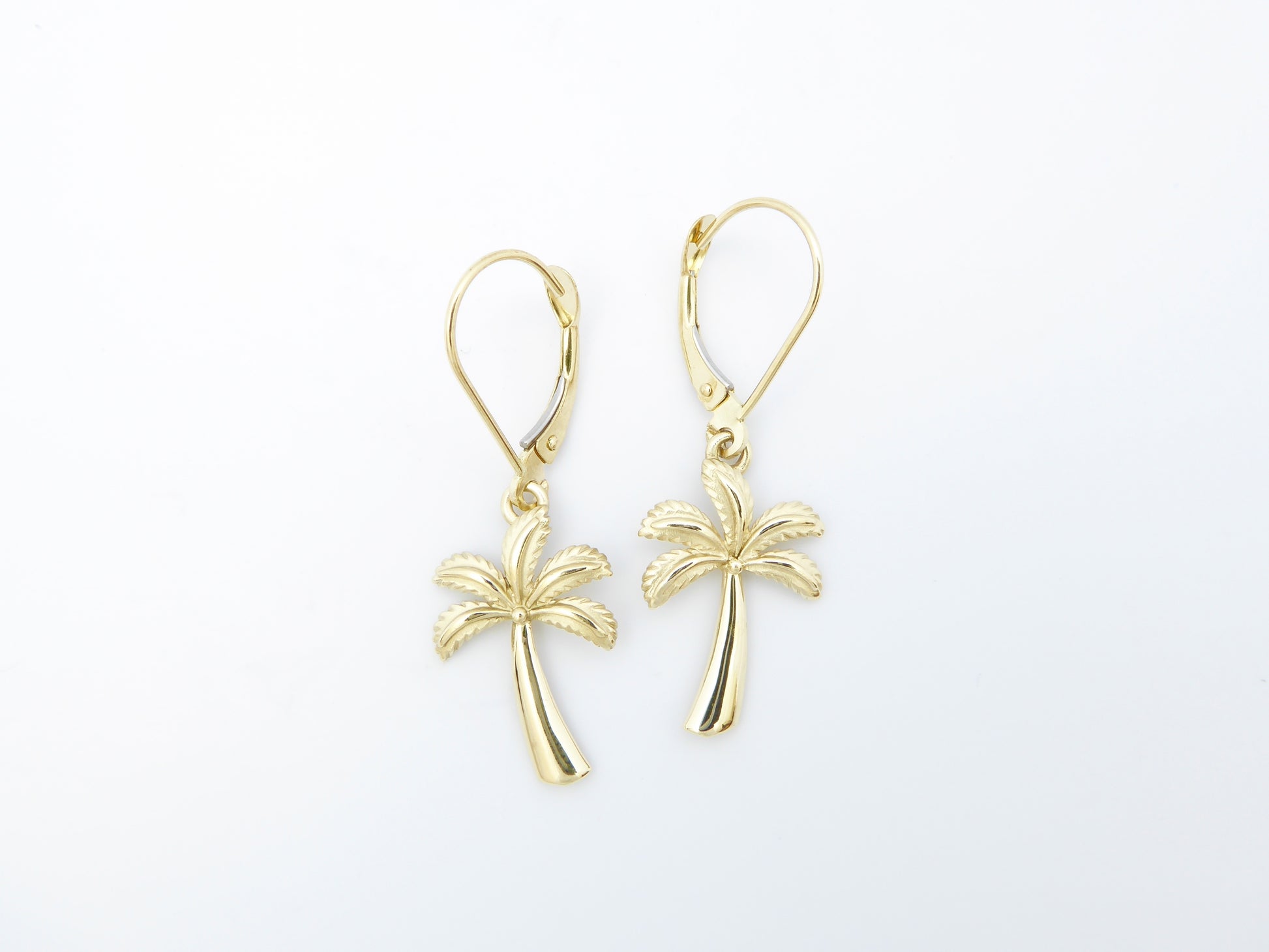 Palm Tree Leverback Earring image 0