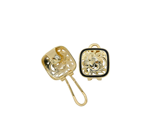 14K Paunani Square Earring - Small — Hawaiian jewelry from Ashley's Gift Shop