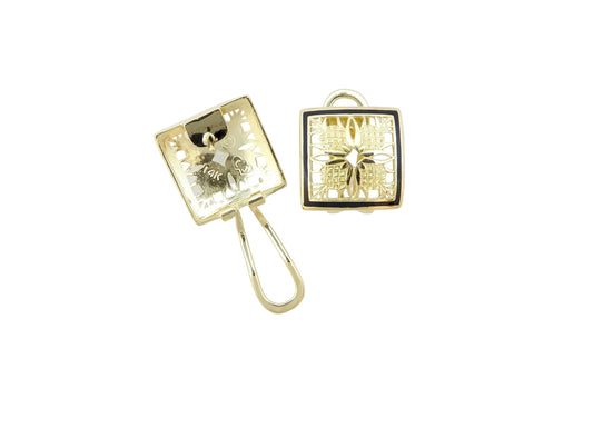 14K Pineapple Quilt Earring - Large — Hawaiian jewelry from Ashley's Gift Shop