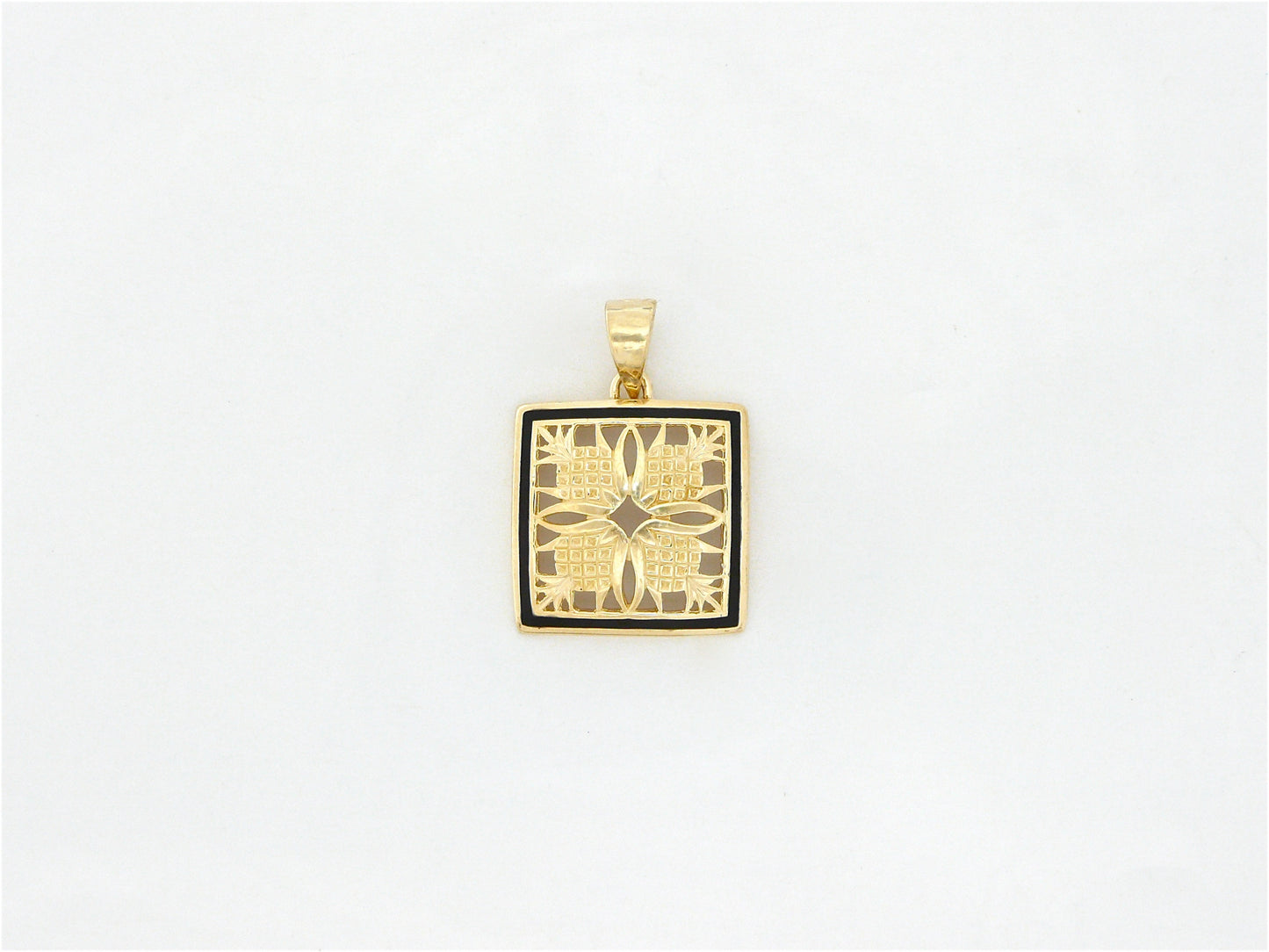 Pineapple Quilt Pendant - Small image 0
