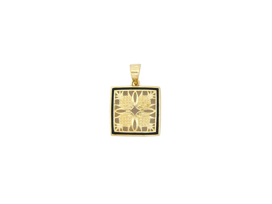 14K Pineapple Quilt Pendant - Small — Hawaiian jewelry from Ashley's Gift Shop