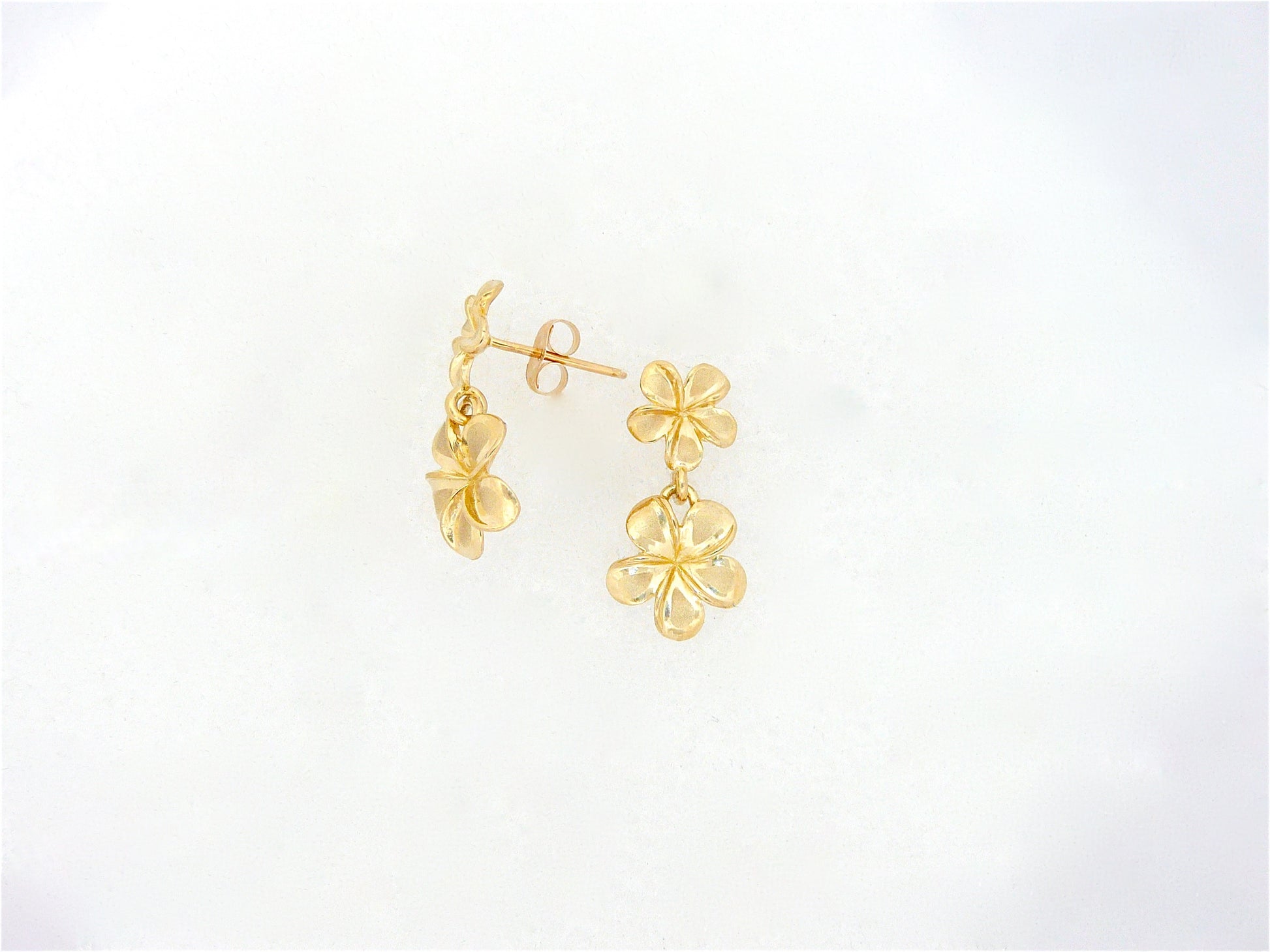 Plumeria #1, 2 Stud Earring image 0
