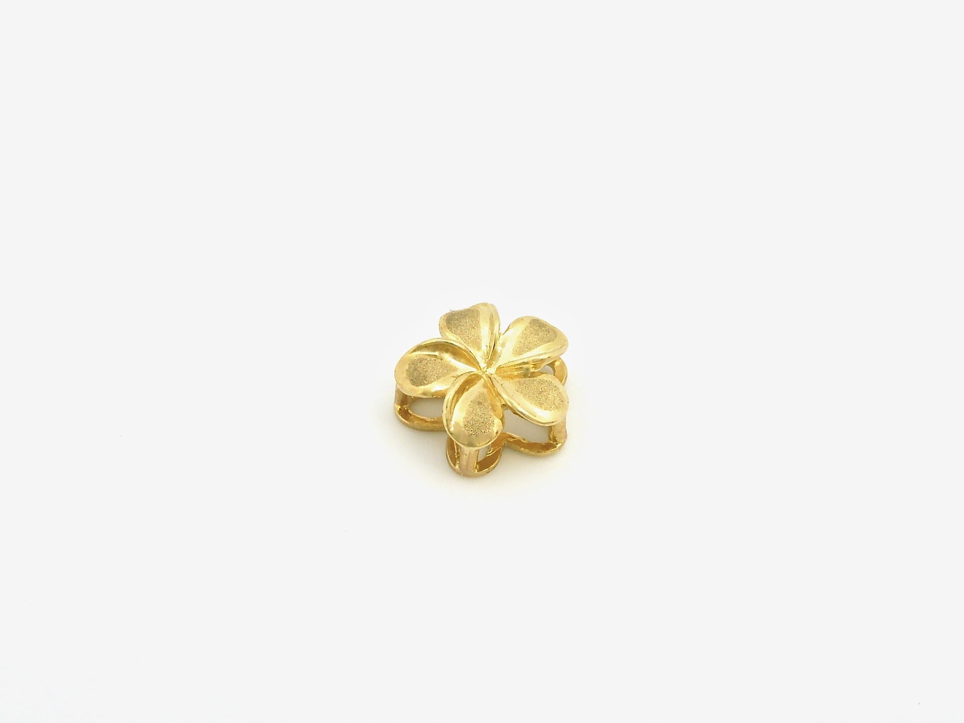 Plumeria Drop Pendant #2 image 0