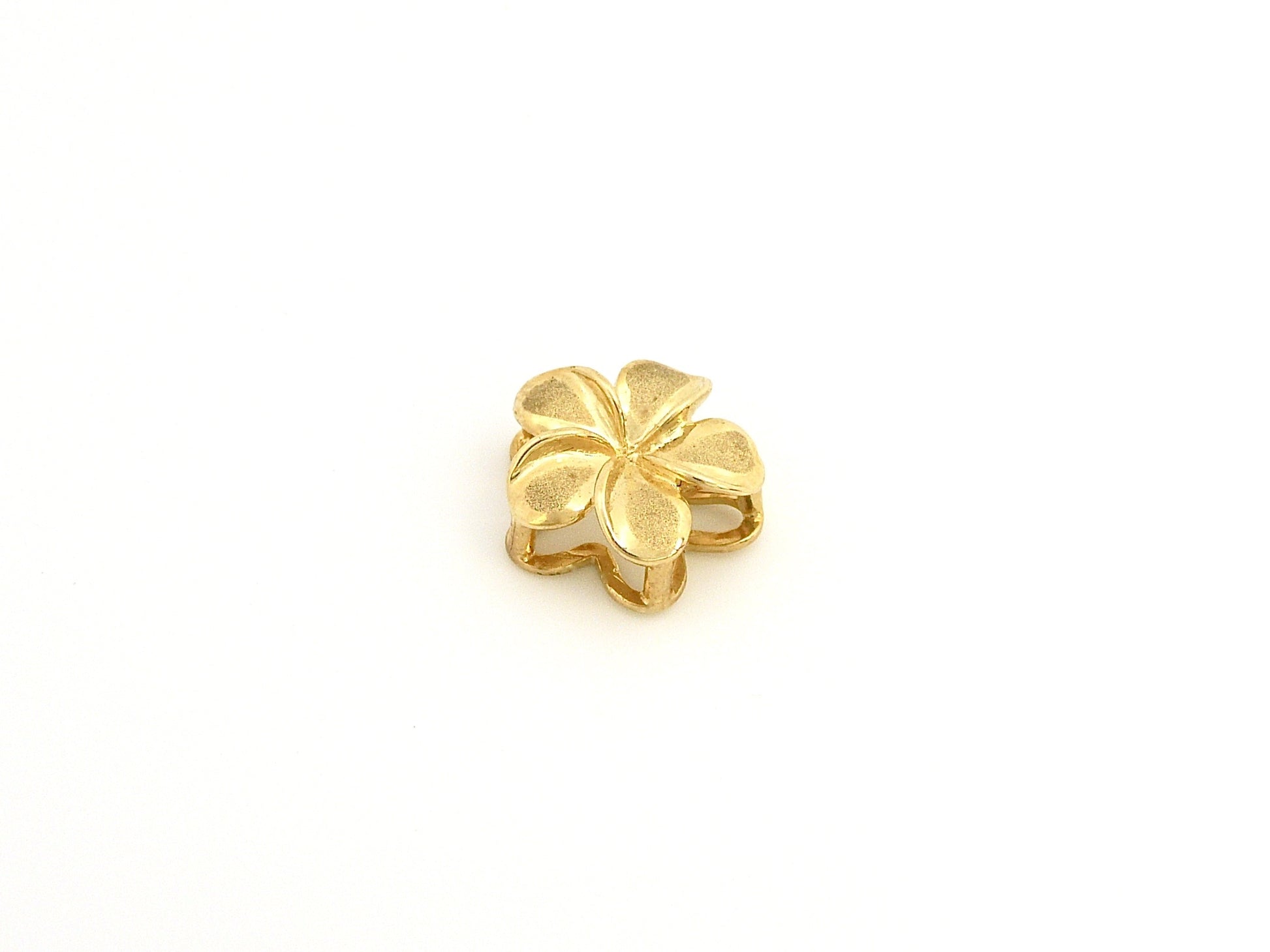 Plumeria Drop Pendant #3 image 0