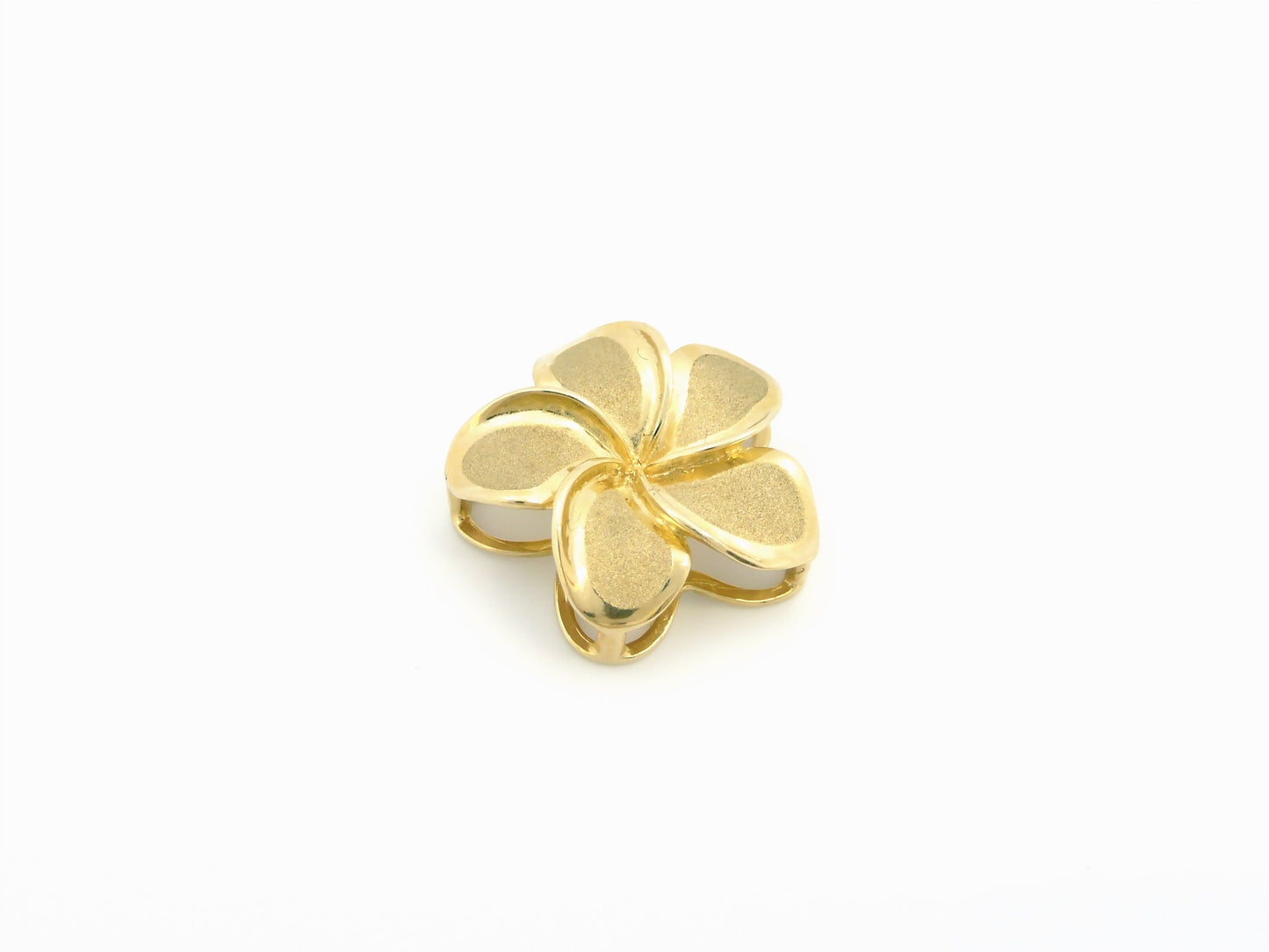 Plumeria Drop Pendant #5 image 0