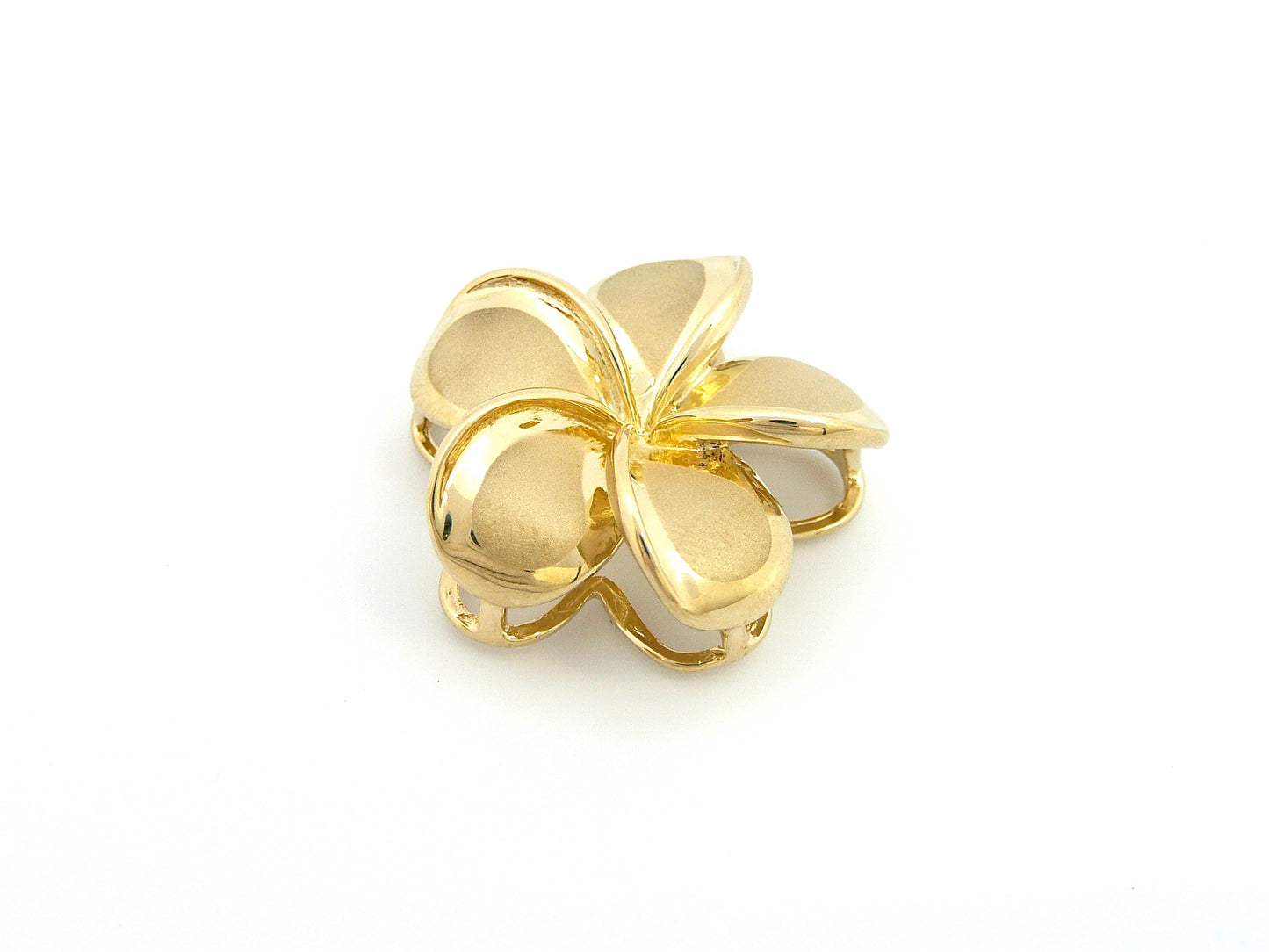 Plumeria Drop Pendant #7 image 0