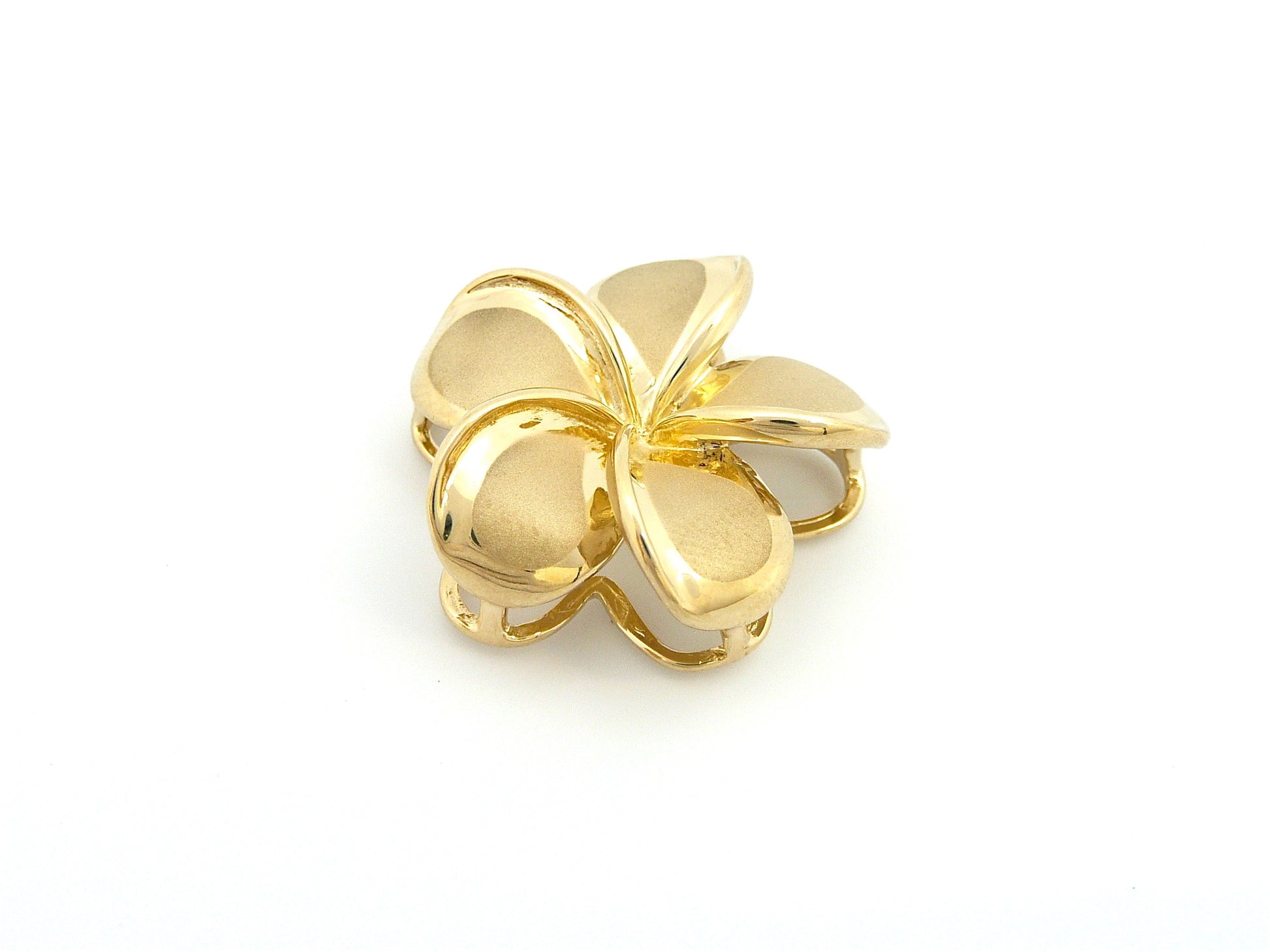 Plumeria Drop Pendant #7 image 0