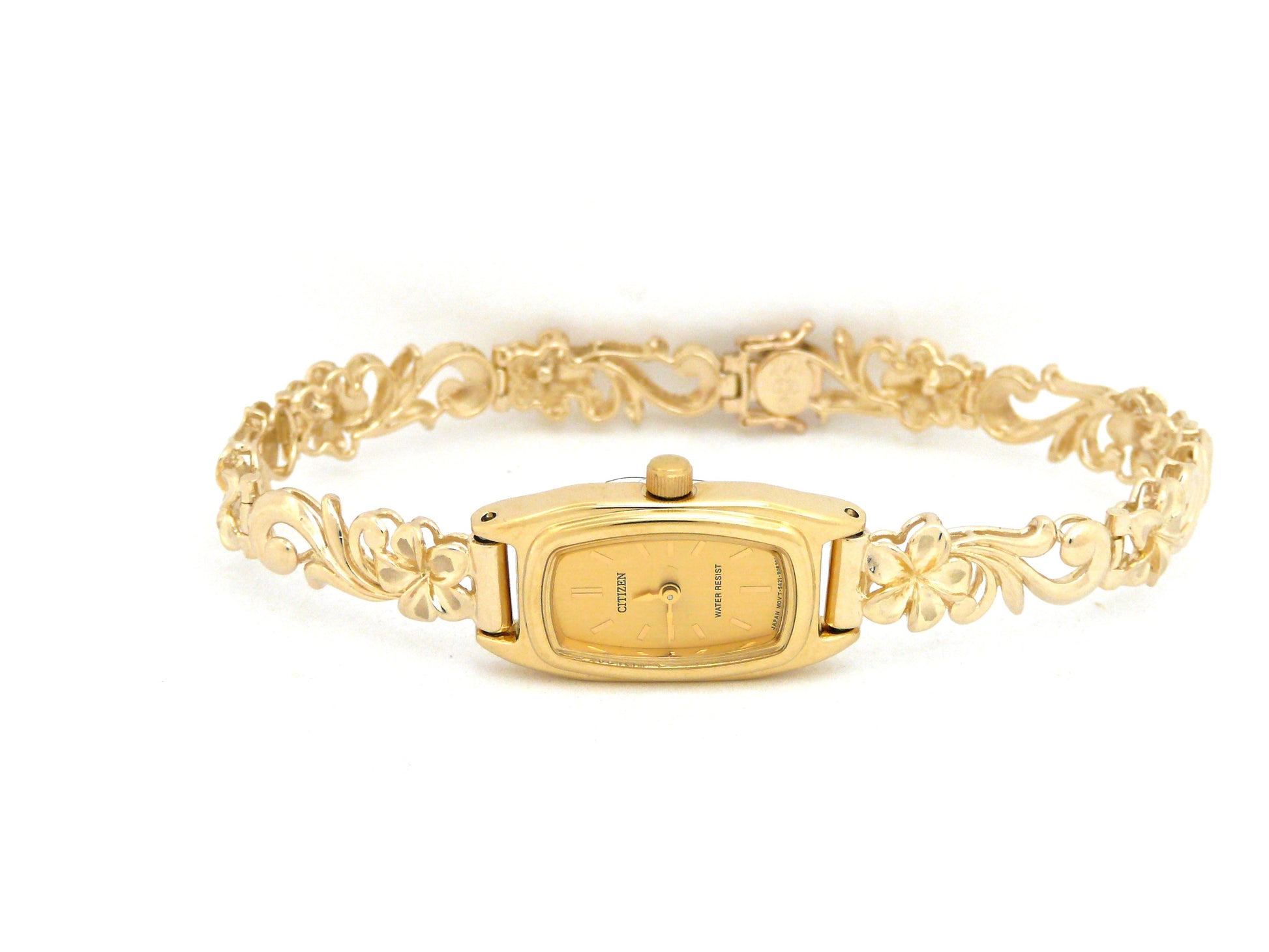 Plumeria Scroll Link Watch #1 image 0