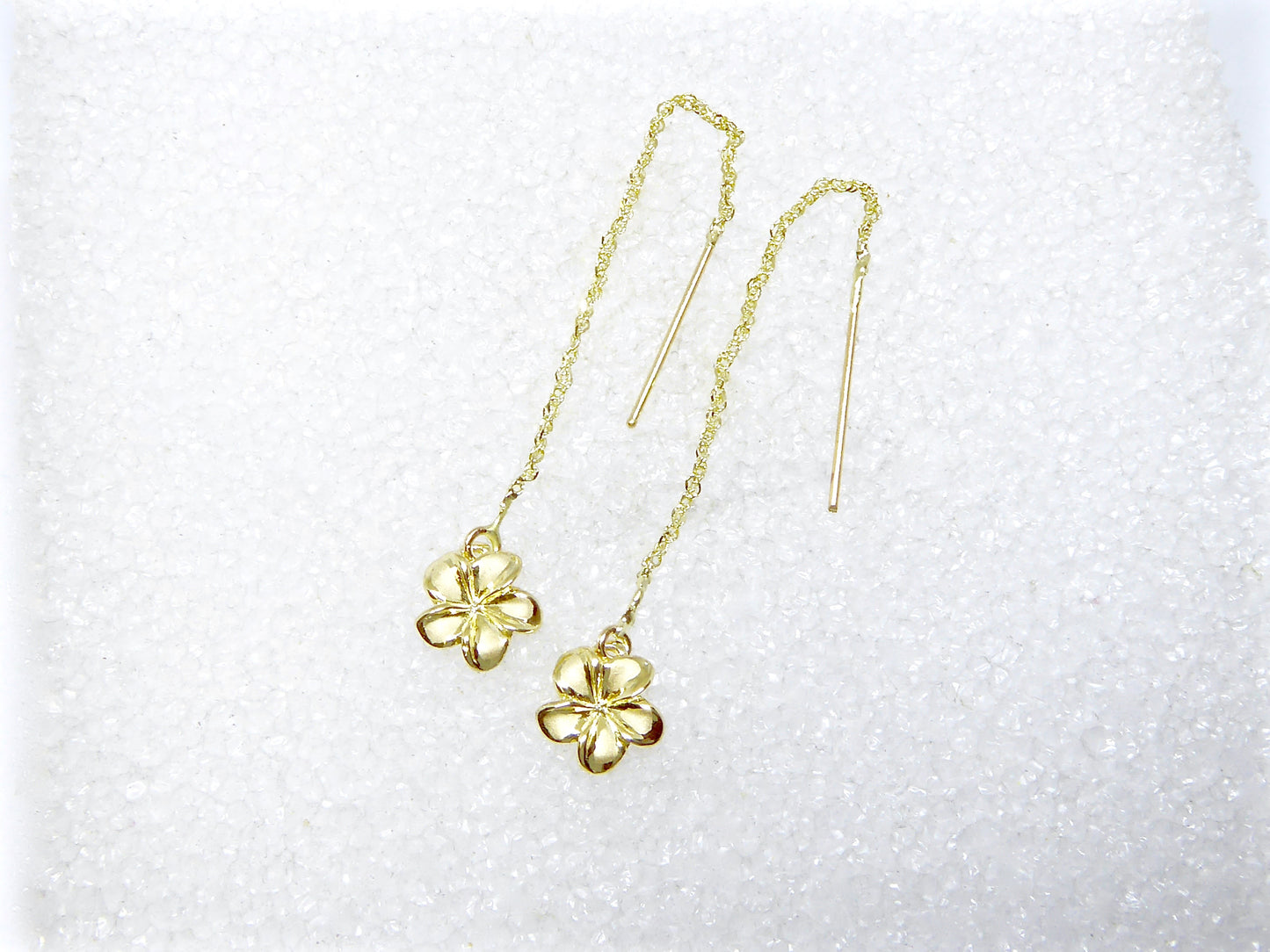 Plumeria Strand Earring #1 image 0