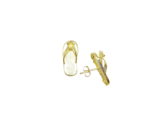 14K Slipper Earring - Medium — Hawaiian jewelry from Ashley's Gift Shop