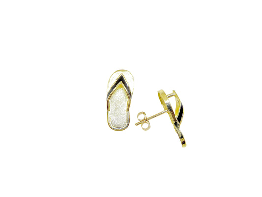 14K Slipper Earring - Medium — Hawaiian jewelry from Ashley's Gift Shop