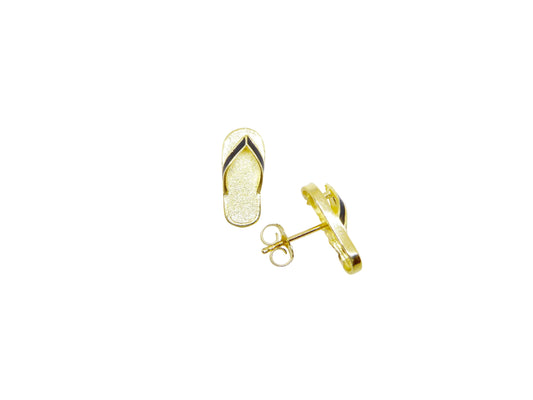 14K Slipper Earring - Small — Hawaiian jewelry from Ashley's Gift Shop